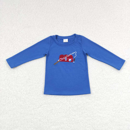 Sibling Baby Boys Girls Embroidery Ducks Dogs Fishing Southern Hunting Tee Shirts Top