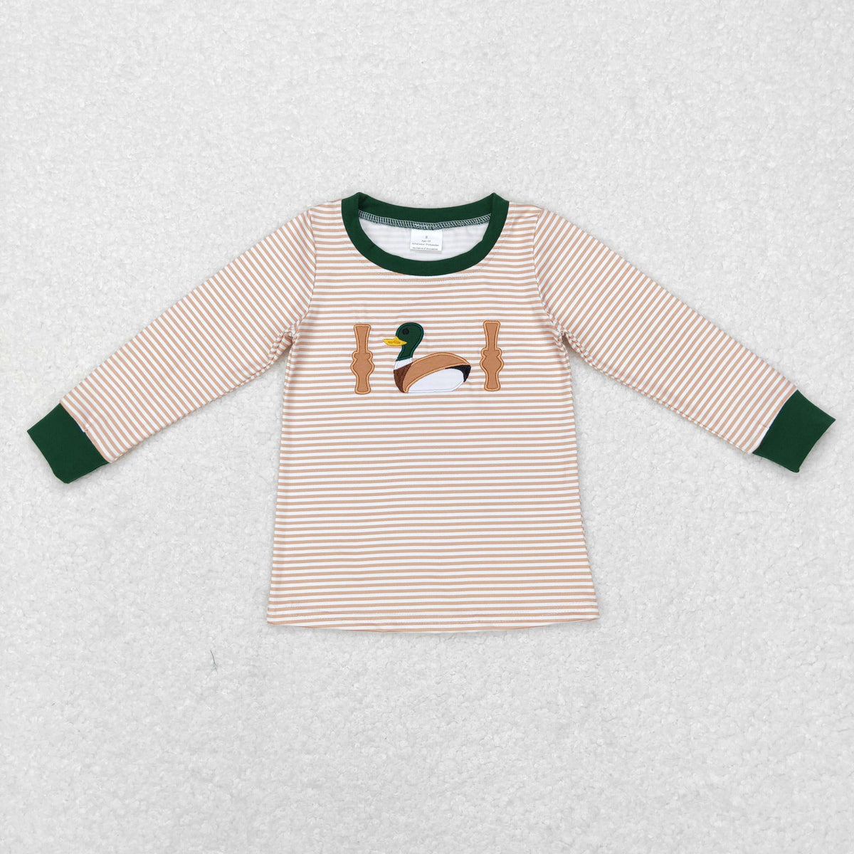 Sibling Baby Boys Girls Embroidery Ducks Dogs Fishing Southern Hunting Tee Shirts Top