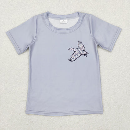 Sibling Baby Boys Long Short Sleeve Dogs Ducks Fishing Hunting T-shirts Tops