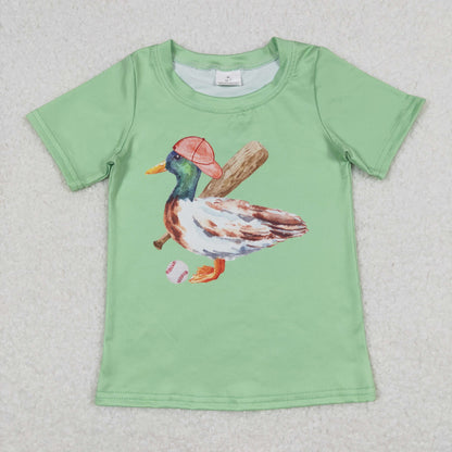 Sibling Baby Boys Girls Footballs Baseballs Team Tee Shirts Top