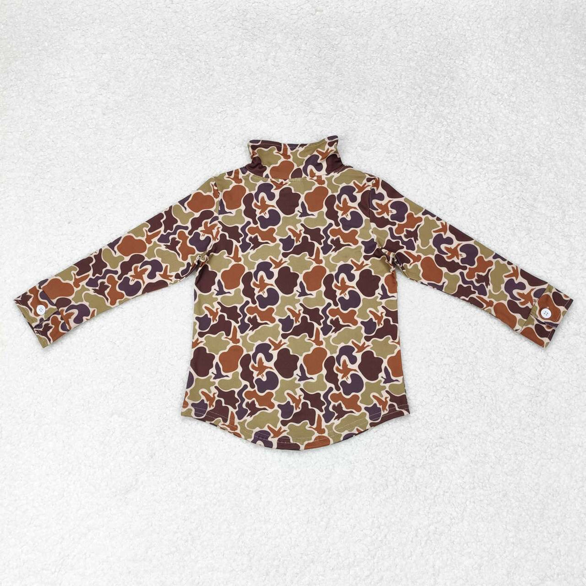 Sibling Baby Boys Brown Khaki Camo Southern Hunting Clothing Tops Romper