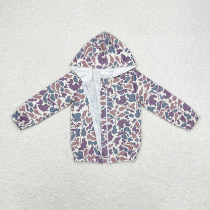 BT0793  toddler boy clothes camouflage boy winter hoodie top