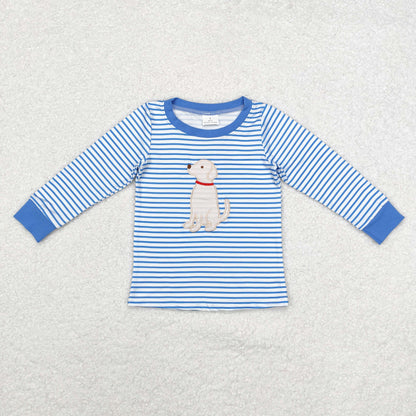 Sibling Baby Boys Girls Embroidery Ducks Dogs Fishing Southern Hunting Tee Shirts Top