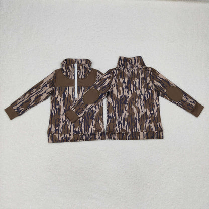 BT0811  toddler boy clothes camo boy winter top t-shirt