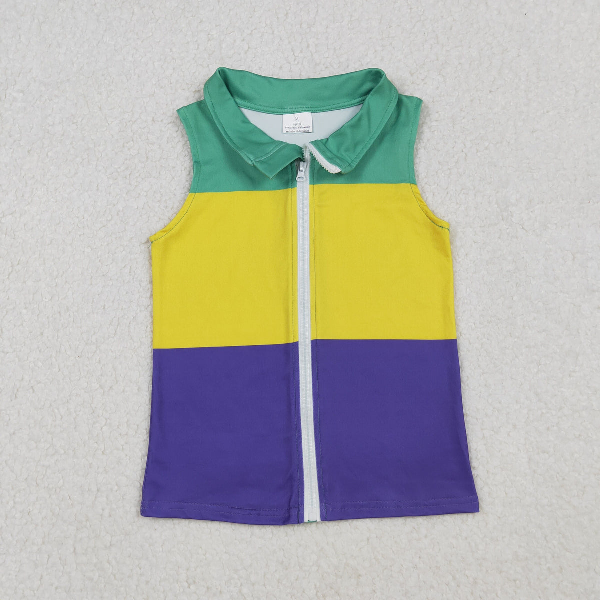 Sibling Baby Boys Girls Mardigras Pullovers Jacket Tops Knee Length Dresses