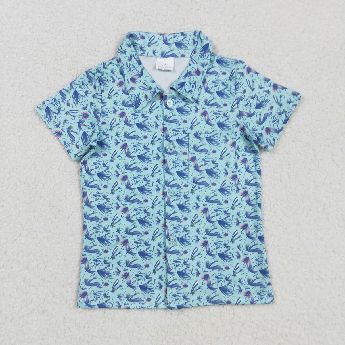 Sibling Baby Boys Short Sleeve Southern Hunting Camo Button Polo Shirts Top
