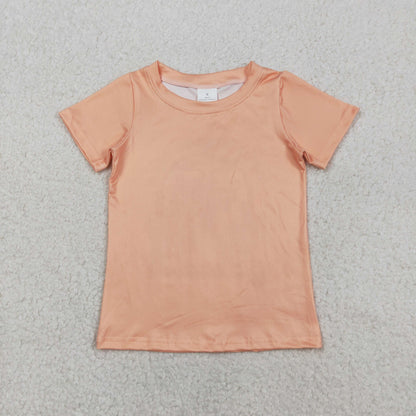 BT1618 Baby Boys Peach Short Sleeve Jesus Horse Rodeos T-shirts Top