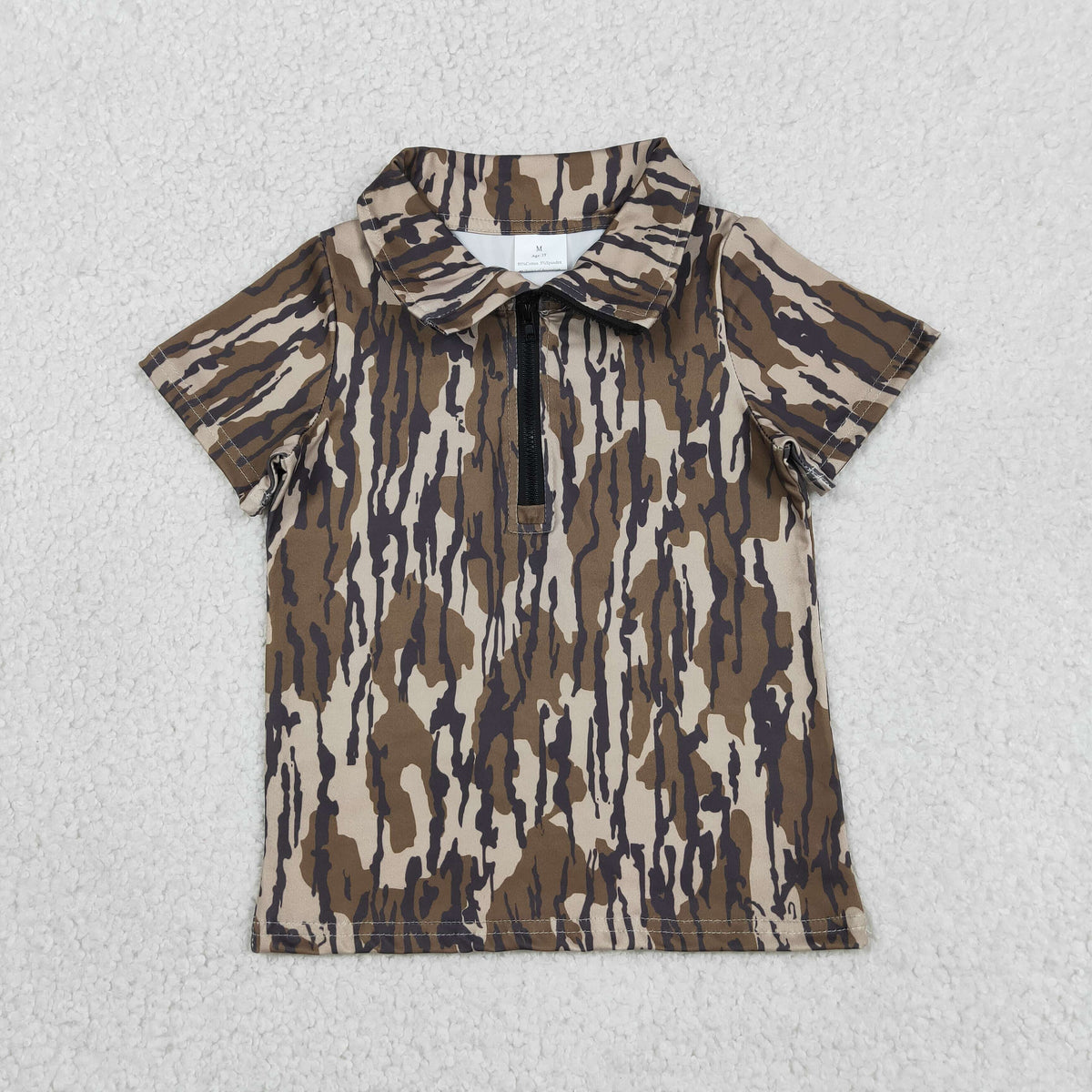 Sibling Baby Girls Southern Camo Zip Pullovers Tops