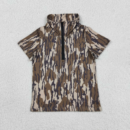 Sibling Baby Girls Southern Camo Zip Pullovers Tops