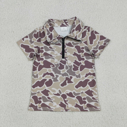 Sibling Baby Girls Southern Camo Zip Pullovers Tops