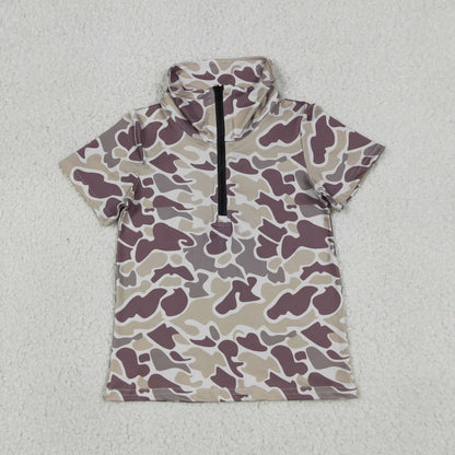 Sibling Baby Girls Southern Camo Zip Pullovers Tops