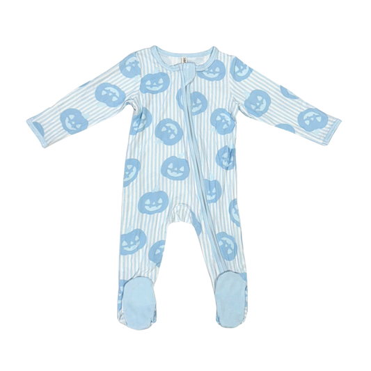 Baby Pumpkins Romper - Blue