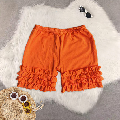 Sibling Baby Girls Summer Icing Ruffle Shorts
