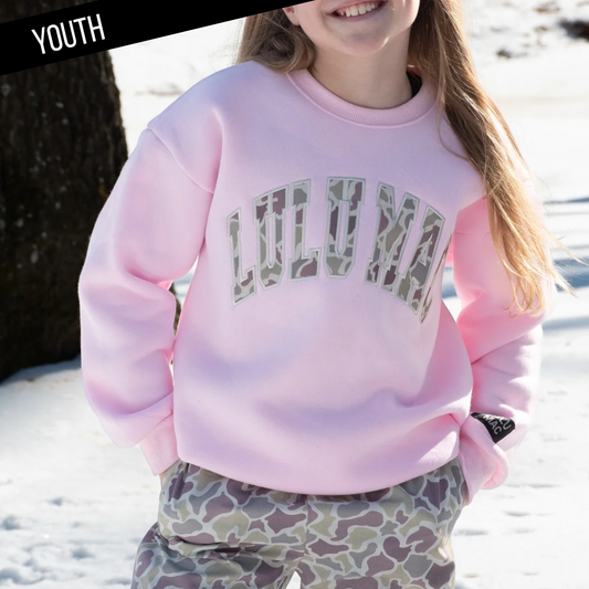 Youth Pink Camo Lulu Mac