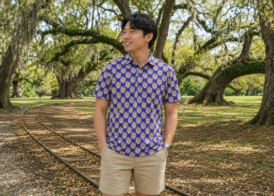 LSU Sailor Mike polo (officially licensed)