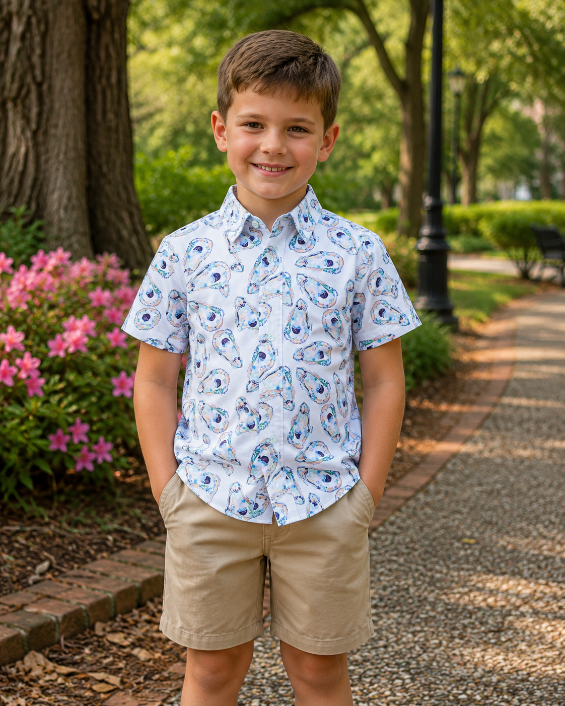 Jackson Oyster Button Down Shirt Kid's