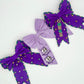 Mardi Gras Hair Bows