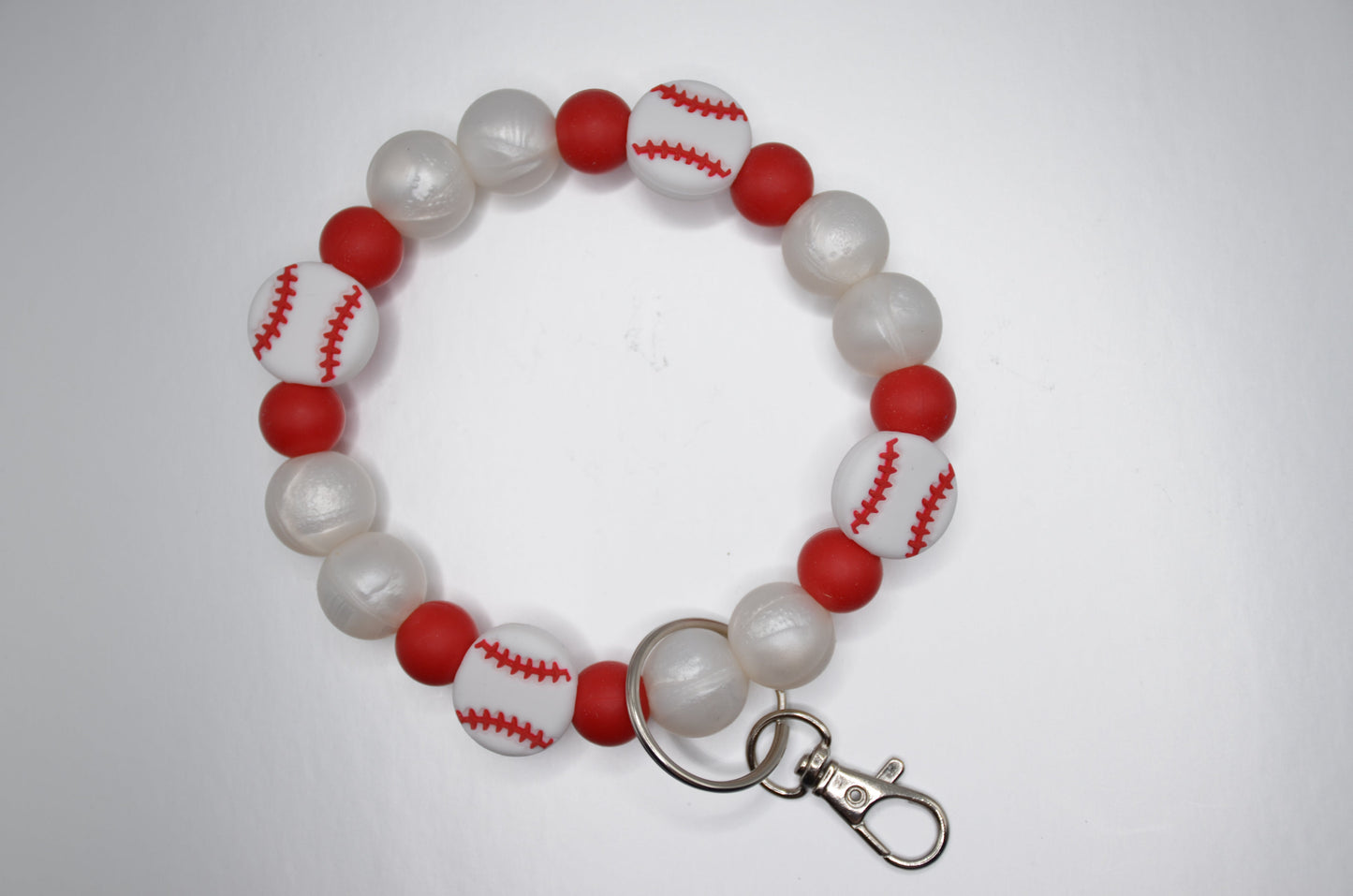 Baseball Pearl Wristlet