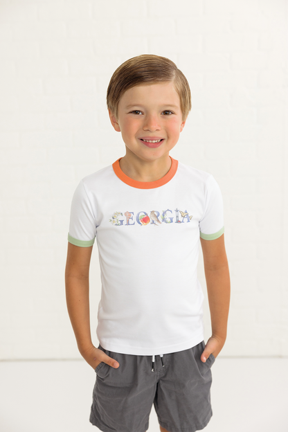 Peachy Georgia Organic Cotton Tee