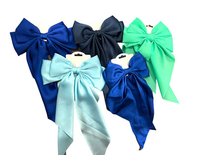 Satin Hair Bows for toddler and adults - Cajun Cuties & Co