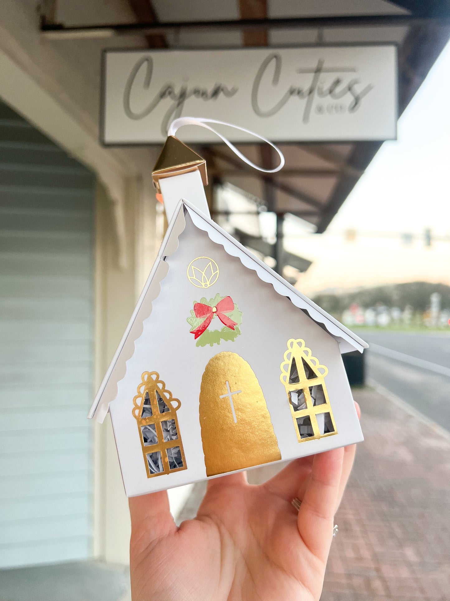 Church Village Bath Bomb Ornament