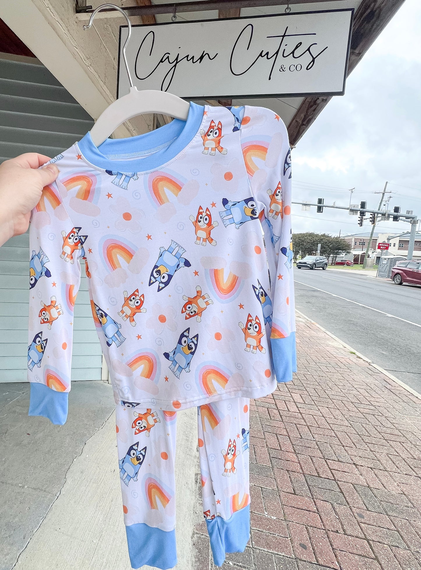 Bluey Bamboo Pjs - Cajun Cuties & Co