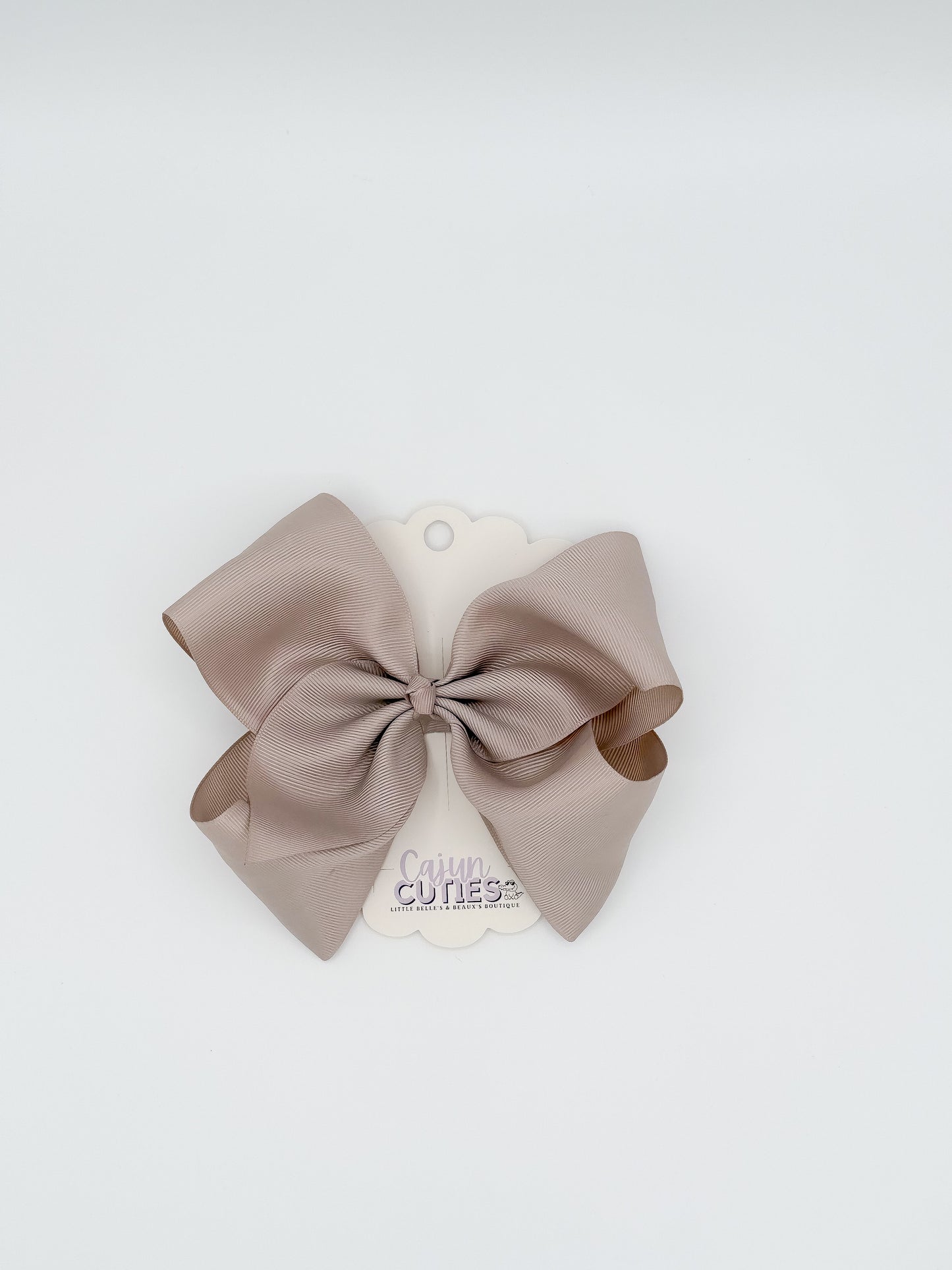 Solid Color 8 Inch Hair Bow – Boutique Girls Bow | Cajun Cuties & Co