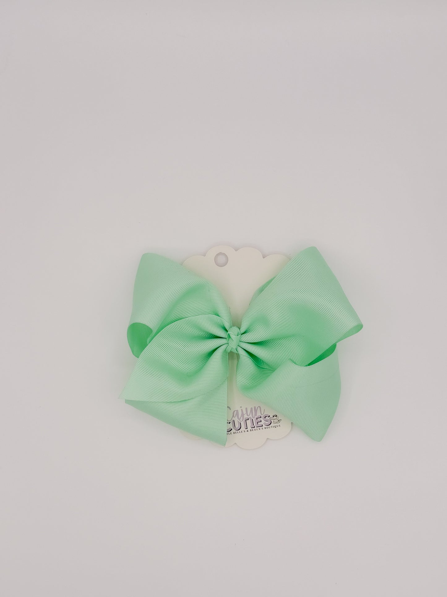Solid Color 8 Inch Hair Bow – Boutique Girls Bow | Cajun Cuties & Co
