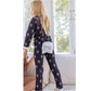 Fleur De Lis Buttflap Pajamas