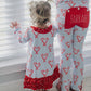 Candy Cane Lane Ruffle Butt bloomers - Cajun Cuties & Co