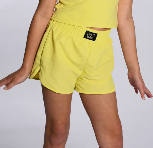Lulu Mac Youth Yellow Shorts