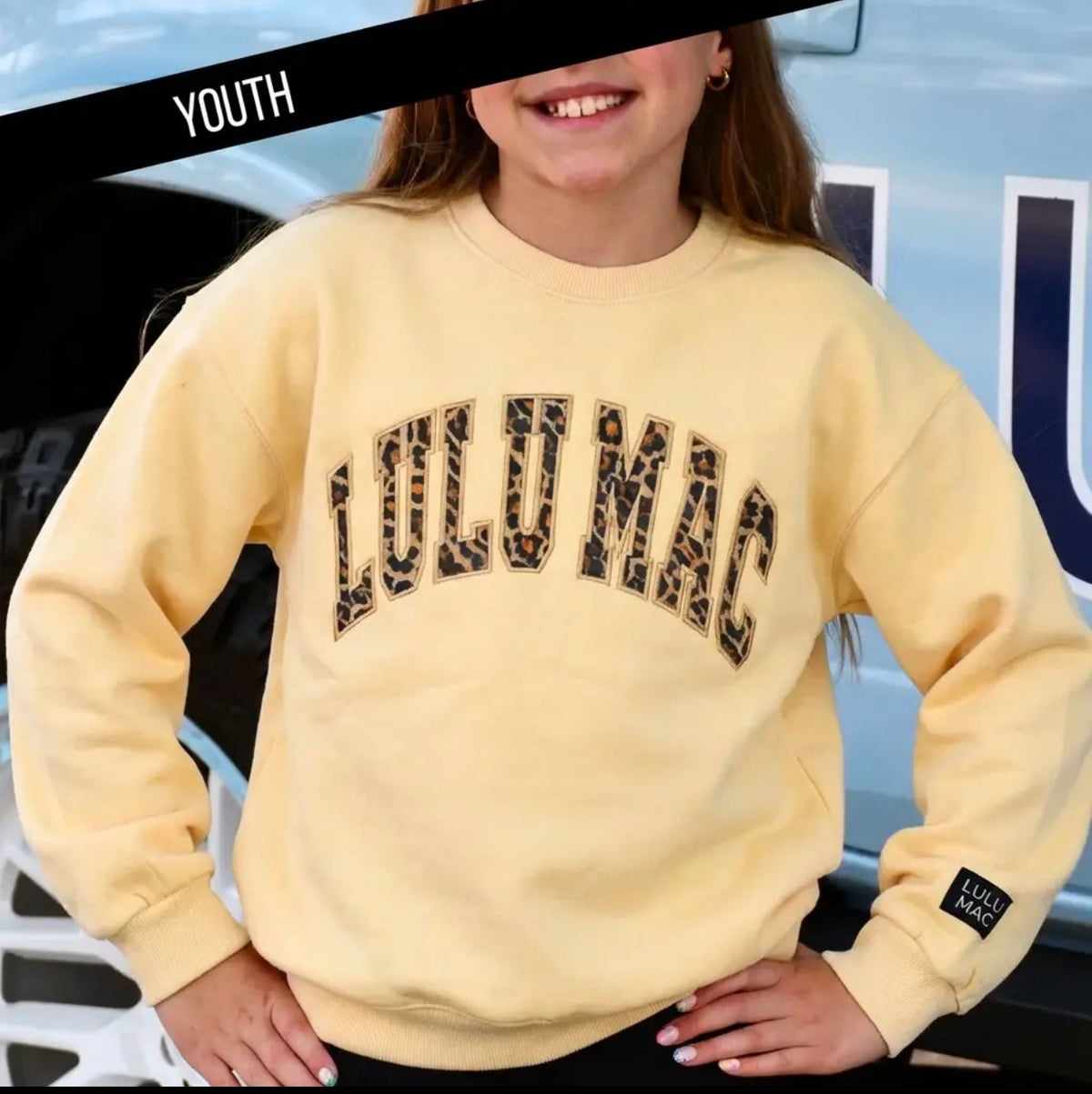 Lulu Mac butter leopard Sweatshirt