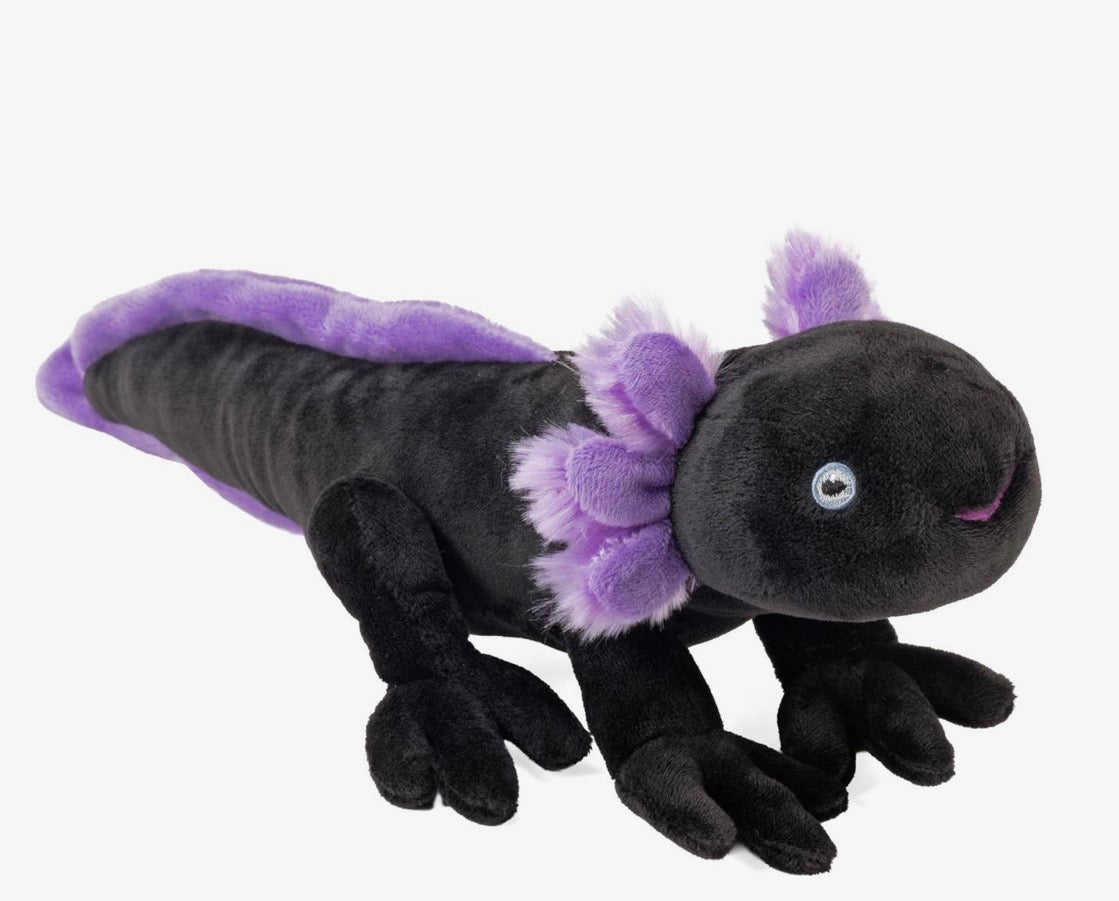 Black Axolotl Plush Stuffed Animal | Plush Toy for Kids