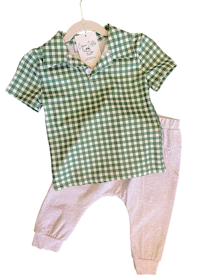 Light Gray Joggers Toddlers - Cajun Cuties & Co