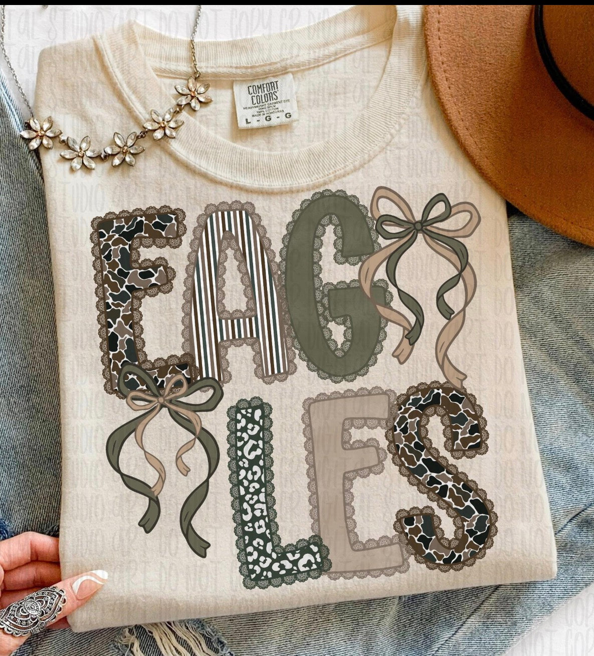 Girly Camo Eagles