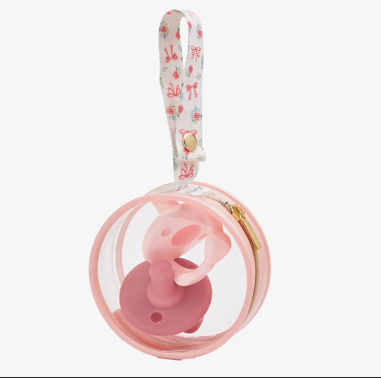 Pink Itzy Ritzy Paci Case