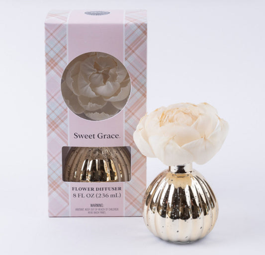 Sweet Grace flower diffuser with luxury home fragrance