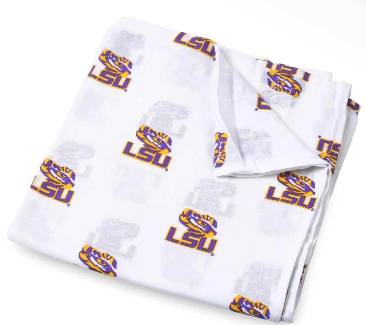 LSU swaddle Blanket