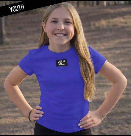 Lulu Mac Blue Youth Tshirt