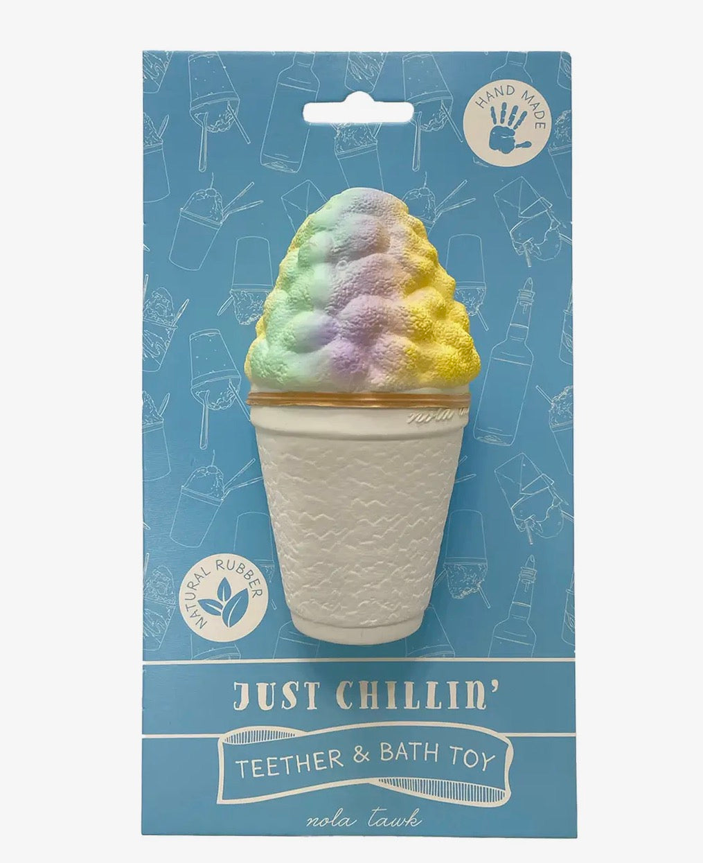 Teether & Bath Toy: Snowball