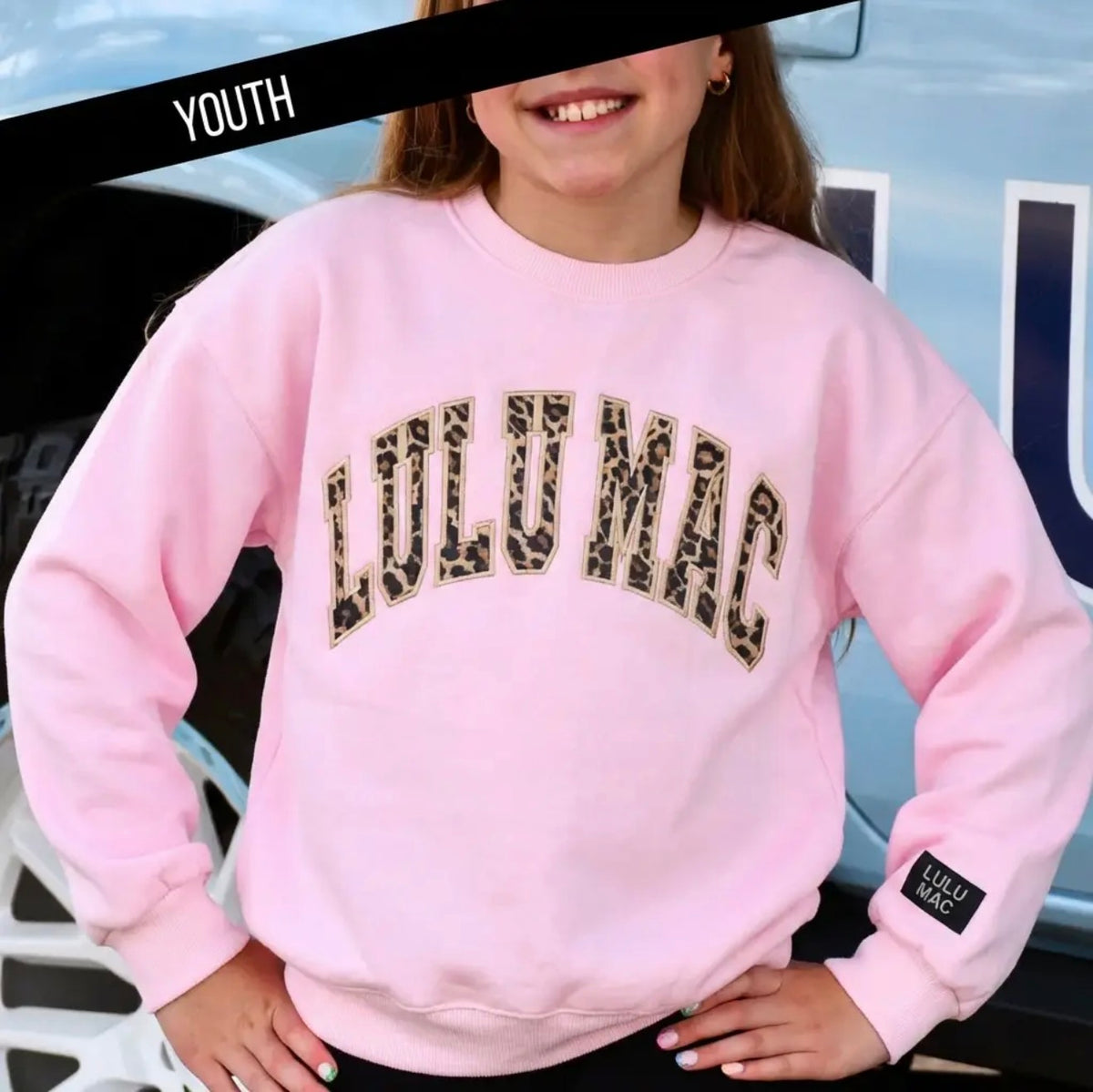 Lulu Mac Pink leopard Sweatshirt