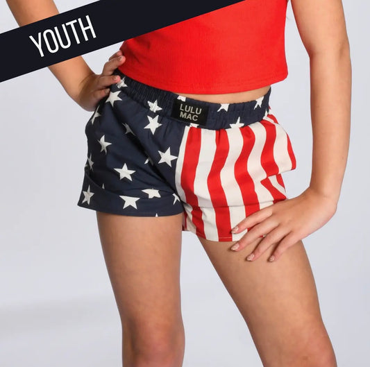 Lulu Mac Youth red white blue Shorts