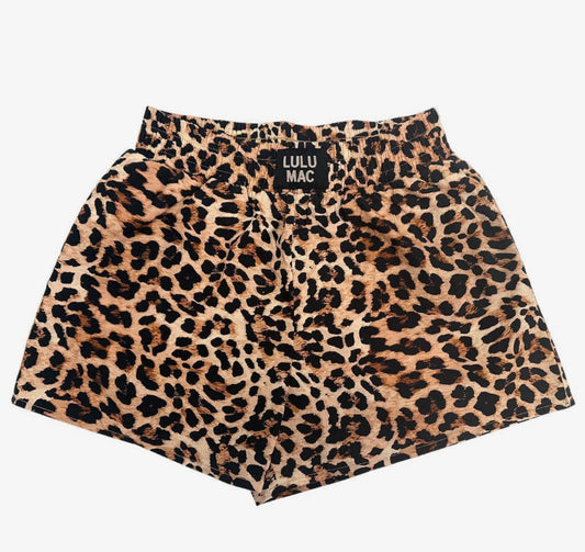 Lulu Mac Youth Leopard Shorts
