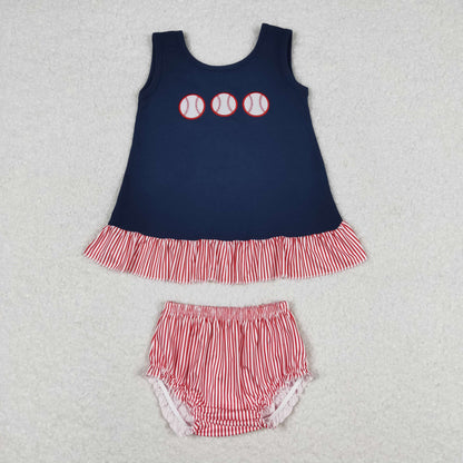 Sibling Baby Boys Embroidery Baseball Top Shorts Bummies Outfits Clothes Sets