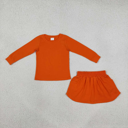 Sibling Baby Girls Long Sleeve Shirts Top Skirt Short Cotton Clothes Sets