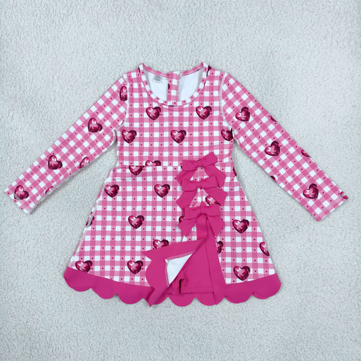 Sibling Baby Girls Long Sleeve Green Frogs Santa Trees Yoga Active Bows Scallop Christmas Sets