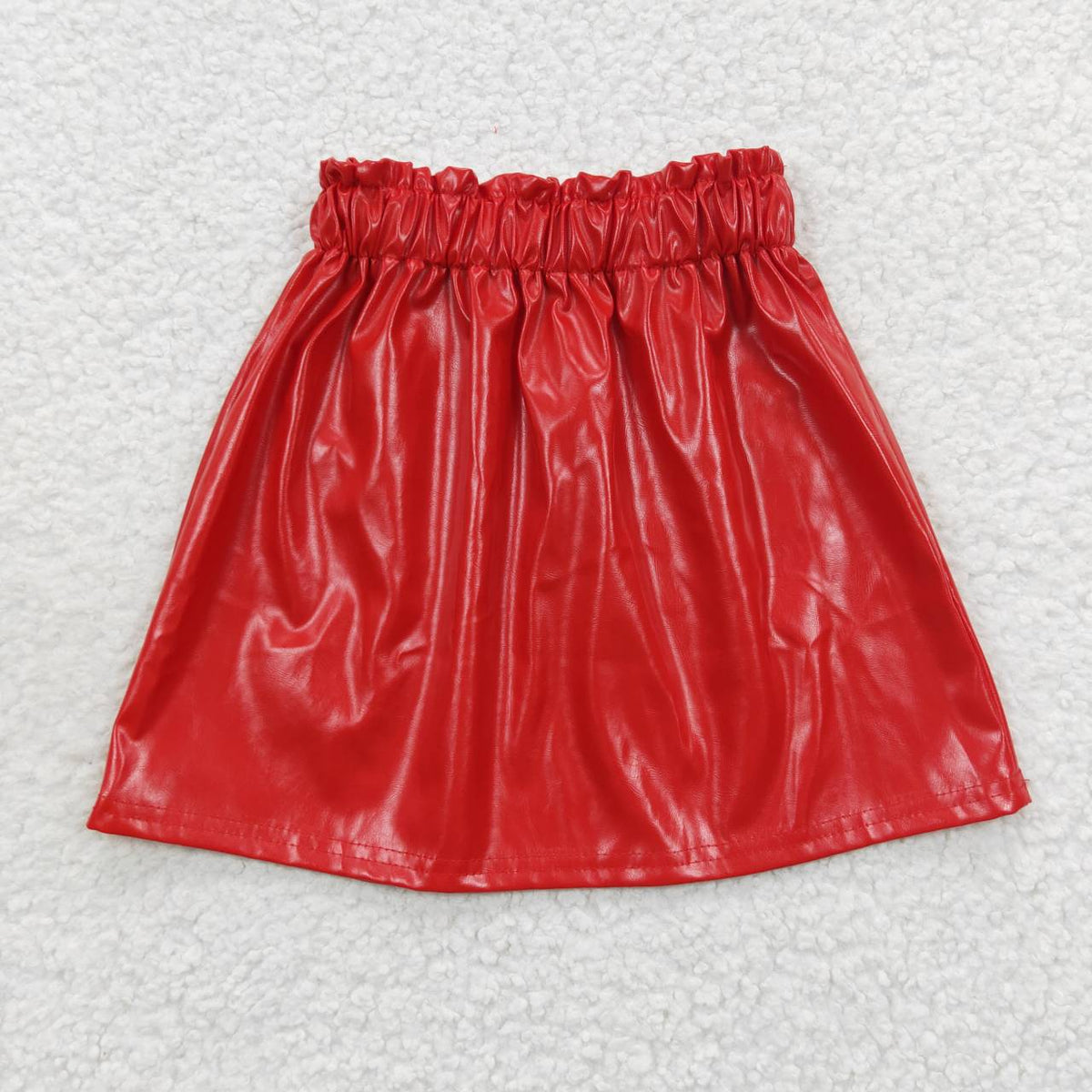 Sibling Baby Girls Leather Skirts