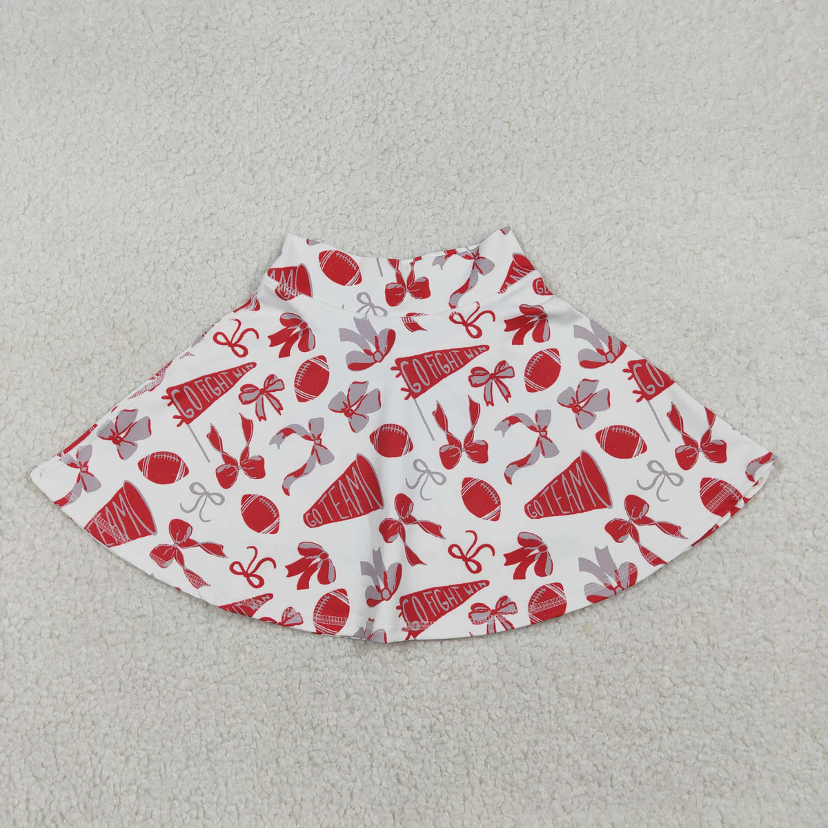 Sibling Baby Girls Bows Footballs Go Team Yoga Active Skirt Shorts Bottom