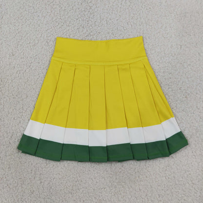 Sibling Baby Girls Short Sleeve Button Polo Shirts Pleated Skirt Short Yoga Active Clothes Sets