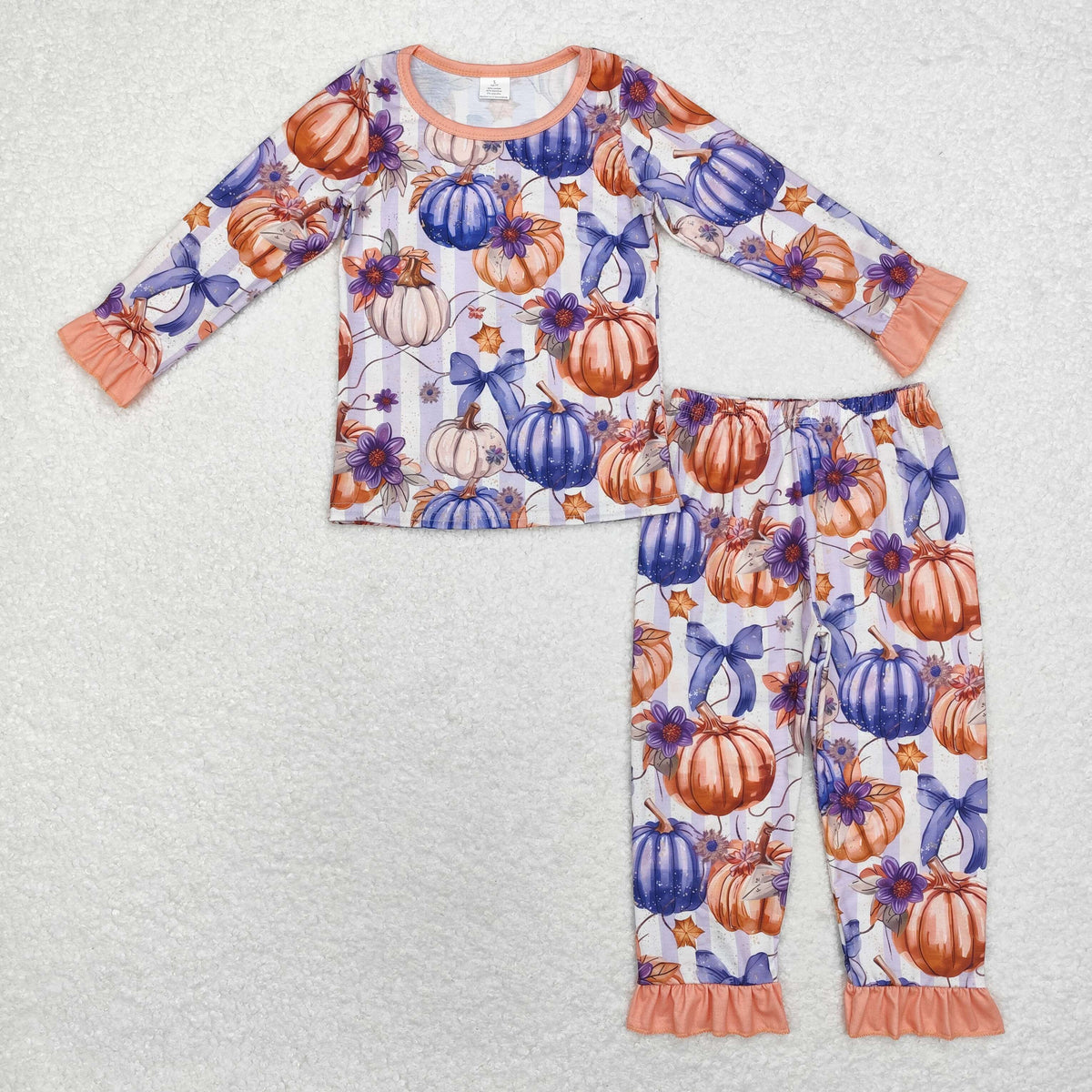 Sibling Baby Girls Bamboo Pants Fall Pajamas Sets